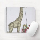 Die Giraffe dargestellt dem König Mousepad (Mit Mouse)