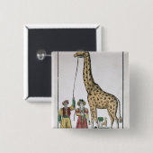 Die Giraffe dargestellt König vom Pasha von Button (Vorne & Hinten)