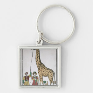 Die Giraffe dargestellt König vom Pasha von Schlüsselanhänger