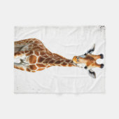 Die Giraffe Fleecedecke (Vorderseite (Horizontal))