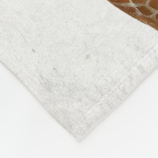 Die Giraffe Fleecedecke (Ecke)