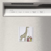 Die Giraffe für den König Magnet (In Situ (Geschirrspüler))