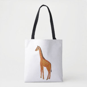 Die Giraffe ganz, die vorbei Gewohnheit zeichnet - Tasche