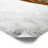 Die Giraffe Poster (Ecke)