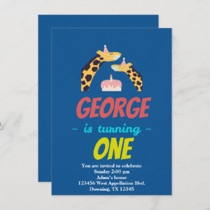 Die Giraffen des eigenen Kindes maskieren den Cart Einladung