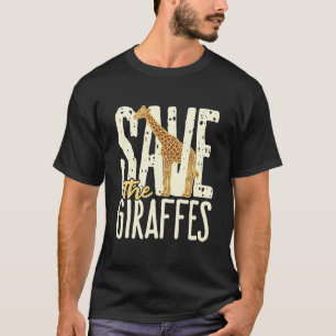 Die Giraffen Giraffe Lover gerettet T-Shirt