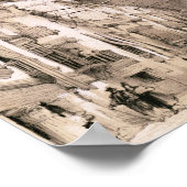 Die Giralda, Sevilla Poster (Ecke)