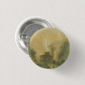 Die Girandola am Castel Sant'Angelo Button (Vorne & Hinten)