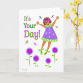 Die Girls-12x18 Karte (Gelbe Blume)