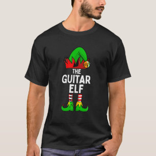 Die Gitarre Elf Funny Christmas Matching Family T T-Shirt