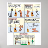 Die Gitarre Poster (Vorne)