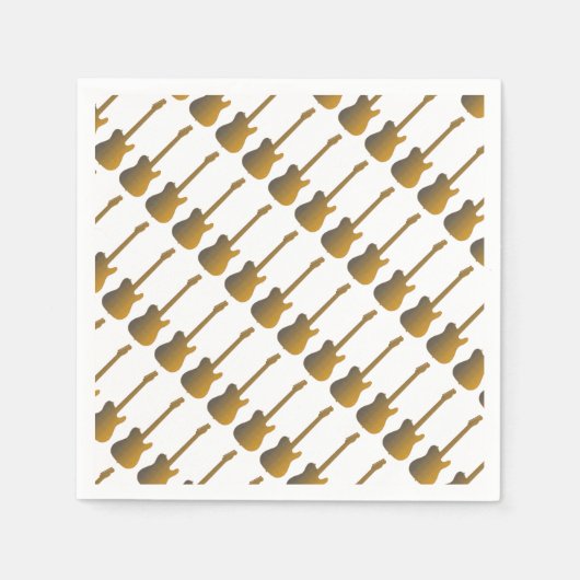 Die Gitarre Serviette (Vorderseite)