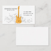 Die Gitarre Visitenkarte (Vorne/Hinten)