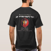 Die Gitarren-Drachedojo-T - Shirt der Männer (Rückseite)