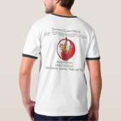 Die Gitarren-Drachedojo-Wecker-T - Shirt der (Schwarz voll)
