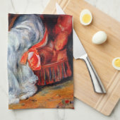 Die Gitarrist von Pierre Renoir Küchentuch (Viertel Falte)