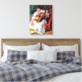 Die Gitarrist von Pierre Renoir Leinwanddruck (Insitu (Schlafzimmer))