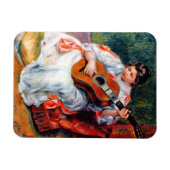 Die Gitarrist von Pierre Renoir Magnet (Horizontal)