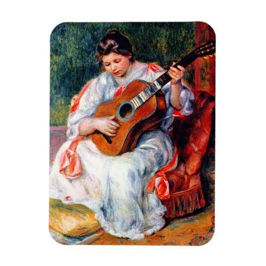 Die Gitarrist von Pierre Renoir Magnet (Vertikal)