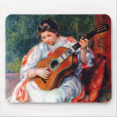 Die Gitarrist von Pierre Renoir Mousepad (Vorne)