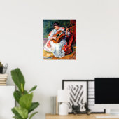 Die Gitarrist von Pierre Renoir Poster (Heimbüro)