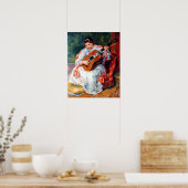 Die Gitarrist von Pierre Renoir Poster (Küche)