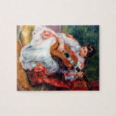 Die Gitarrist von Pierre Renoir Puzzle (Horizontal)