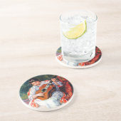 Die Gitarrist von Pierre Renoir Sandstein Untersetzer (Seite)