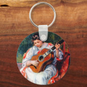 Die Gitarrist von Pierre Renoir Schlüsselanhänger (Vorderseite)