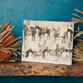 Die "Give-away"-Feier (Tinte auf Papier) Fotoplatte (Seite)