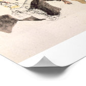 Die "Give-away"-Feier (Tinte auf Papier) Poster (Ecke)