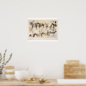 Die "Give-away"-Feier (Tinte auf Papier) Poster (Küche)