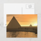 Die Giza Necropolis Postkarte (Vorne/Hinten)