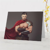 Die Gladiator Hot Typ Grußkarte Karte (Gelbe Blume)