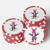 "Die Glam-Kaninchenrevolution" Pokerchips (Stapel)