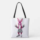 "Die Glam-Kaninchenrevolution" Tasche (Rückseite)