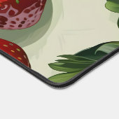 Die glänzende Erdbeerstudie Schreibtischunterlage (Ecke)