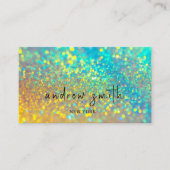 Die glänzende Holographic Opal Business Card Visitenkarte (Vorderseite)