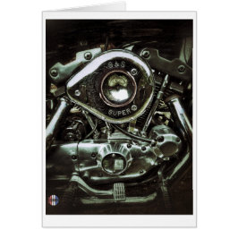 Die glänzende Motorkarte