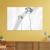 Die glänzende Rose Leinwanddruck (Insitu (Wohnzimmer))