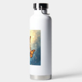 Die glänzenden Schmetterlingsflaschen Wasser Trinkflasche (links)
