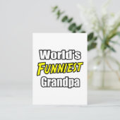 Die glänzendste Großvater der Welt Postkarte (Stehend Vorderseite)