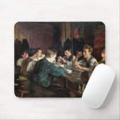 Die Glasgebläse, 1883 (Öl auf Leinwand) Mousepad (Mit Mouse)