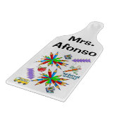 Die Glashütte zurück in die Schule ist Cool Schneidebrett (Ecke)