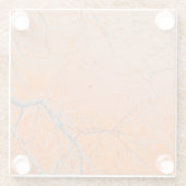 Die Glaskunst des Mondes Glasuntersetzer (Rückseite)