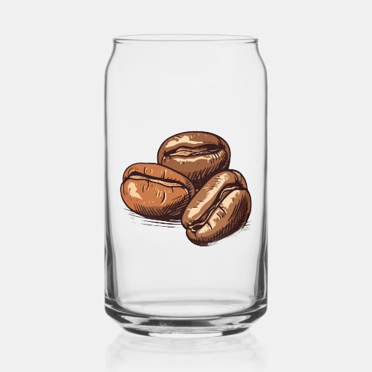 Die Glass-Kaffeetasse Dosenglas (Vorderseite)