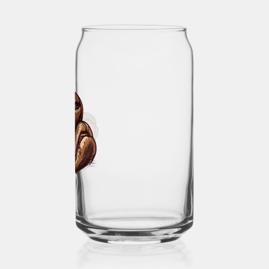Die Glass-Kaffeetasse Dosenglas (Links)