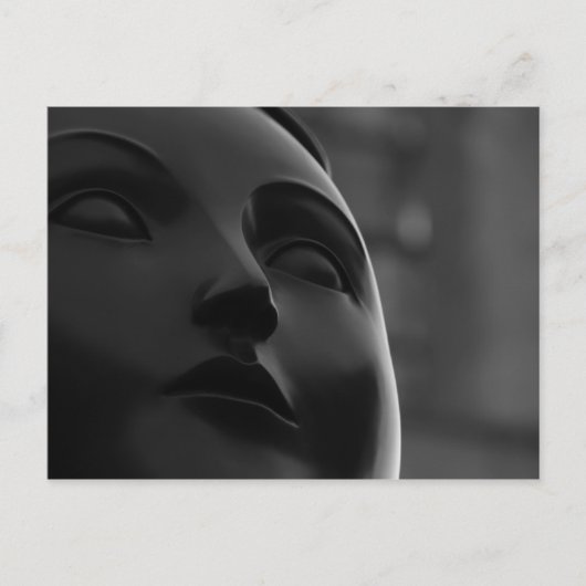 die Glätte ihrer Botero-Statue Postkarte (Vorderseite)