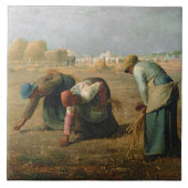 Die Gleaners, 1857 Fliese (Vorderseite)