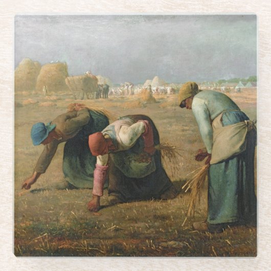 Die Gleaners, 1857 Glasuntersetzer (Vorderseite)